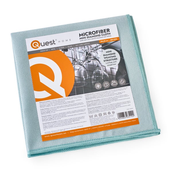 Quest Home Mikrofasertuch Mini Diamond Cloth 40x40 Zentimeter