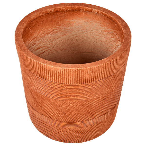 Blumenkübel VOULA 36 cm Goldbraun