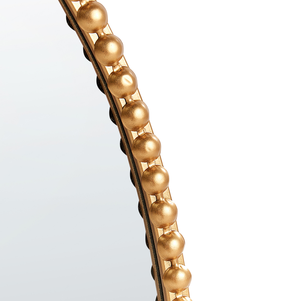 Wandspiegel OUVEA 57 cm 79 cm Metall Gold