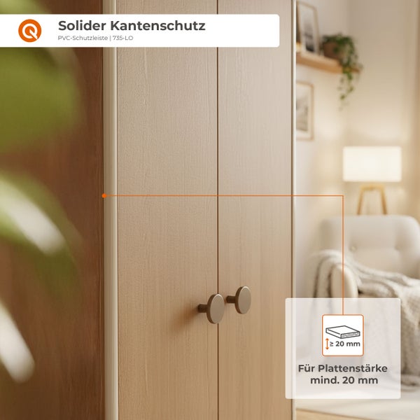 PVC Kantenschutzleiste zum Schutz von Möbelkanten