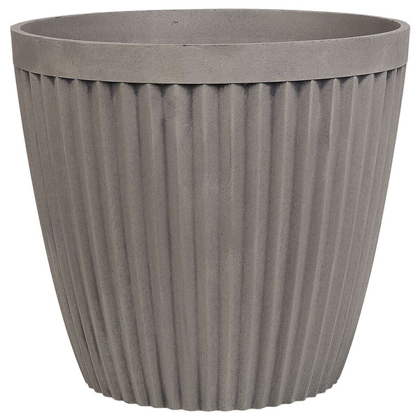 Blumenkübel POKA Stein 44 cm Taupe