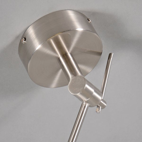 Hängelampe Stahl mit Schirm 35 cm blau verstellbar - Blitz I