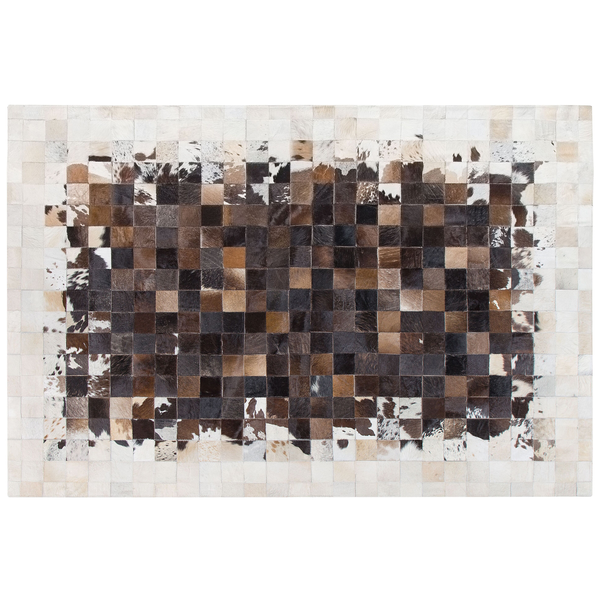 Teppich OKCULU Braun 160 x 230 cm Echtleder