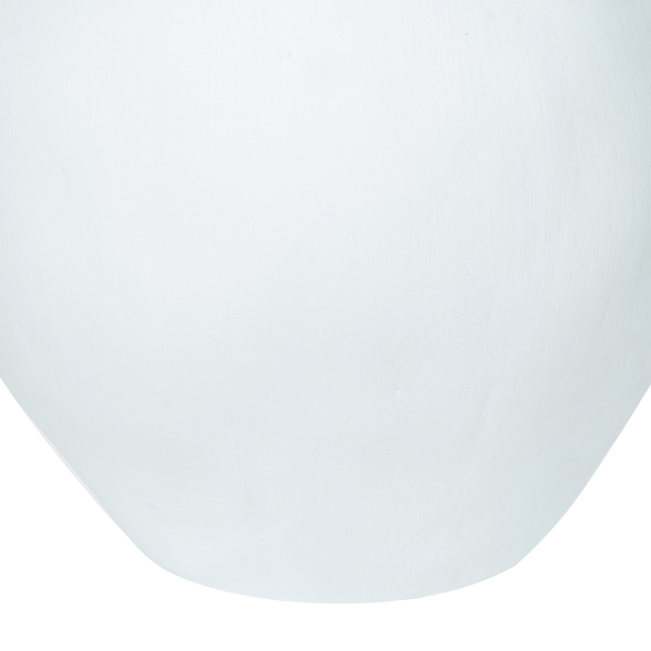 Dekovase LAURI Keramik 33 cm Weiß