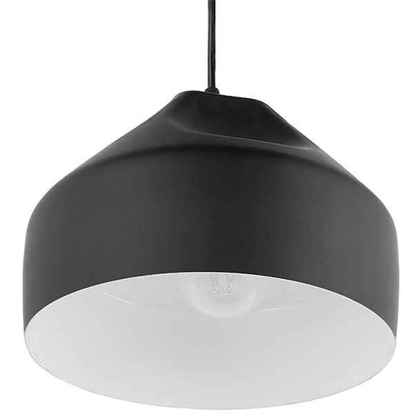 Hängeleuchte schwarz Glockenform EVINOS