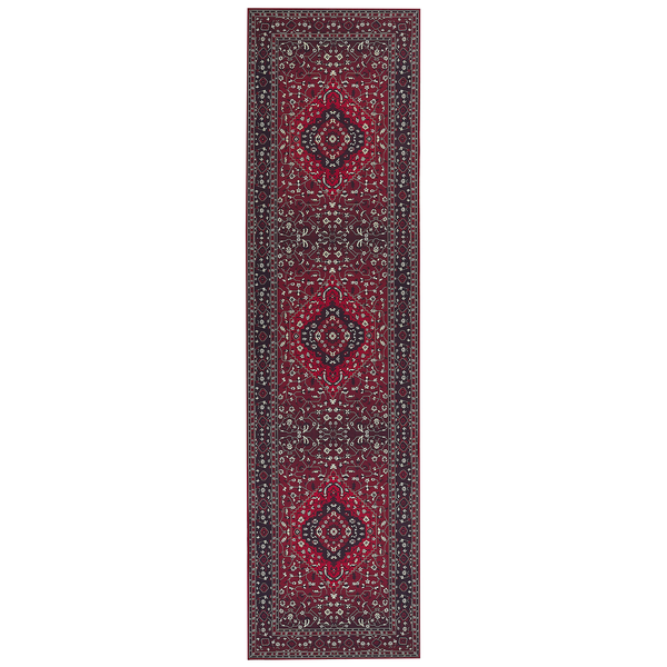 Teppich VADKADAM Dunkelrot 80 x 300 cm