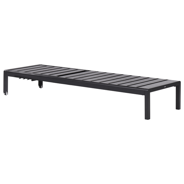 Sonnenliege NARDO Metall Schwarz