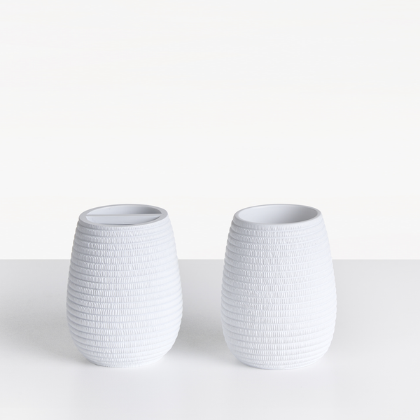 Badaccessoires Set 5-teilig QUILA Weiß