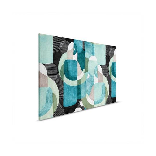 Dekoratives Wandbild mit geometrischen Formen