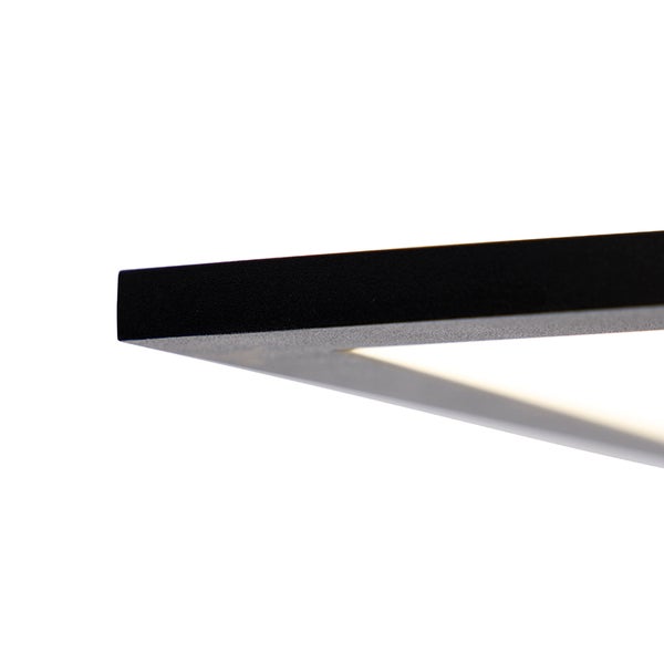 Modernes LED-Panel schwarz 40 cm inkl. LED - Liv