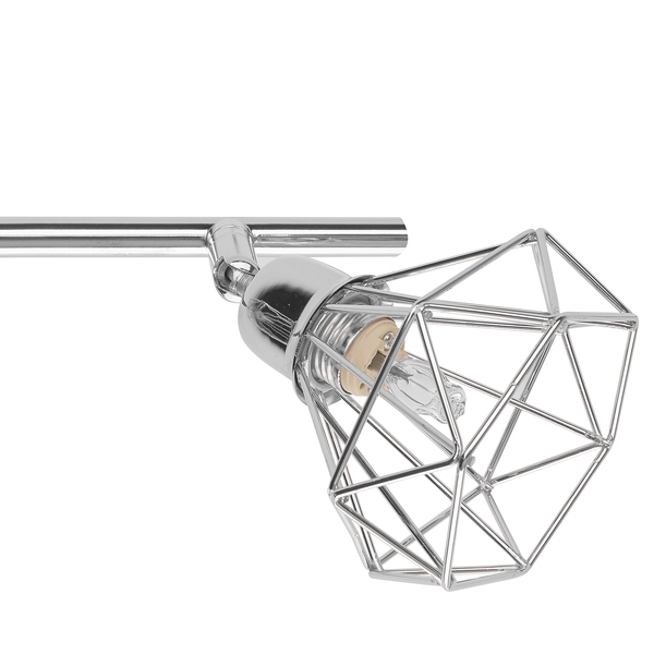 Strahler 4-flammig ERMA verstellbar Metall Silber