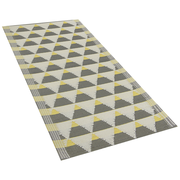 Outdoorteppich HISAR Grau 60 x 105 cm