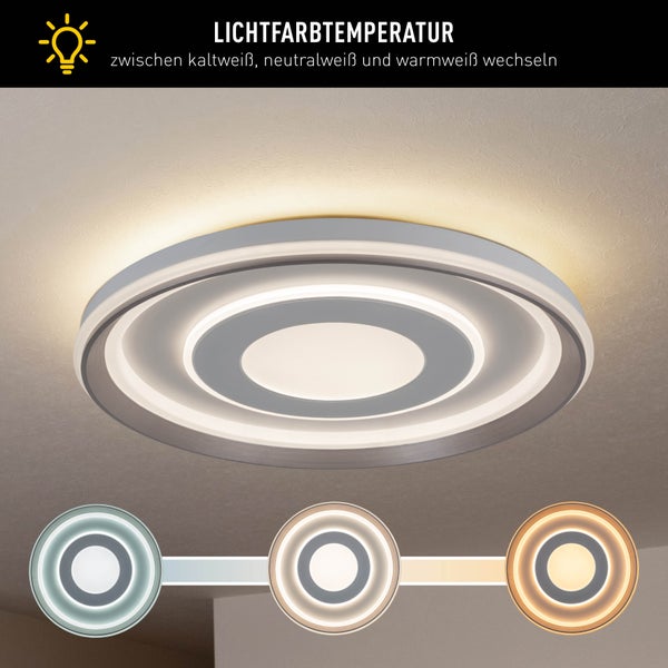 LED-Deckenleuchte mit veränderbarer Lichtfarbtemperatur