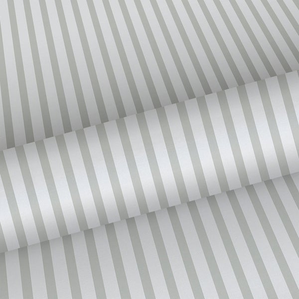 Sanders und Sanders Tapete Streifen Hellgrau - 53 cm x 10.05 m - 640706