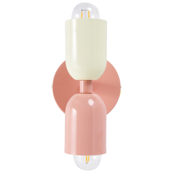 Wandlampe 2er Set TOPI Metall Pastellrosa