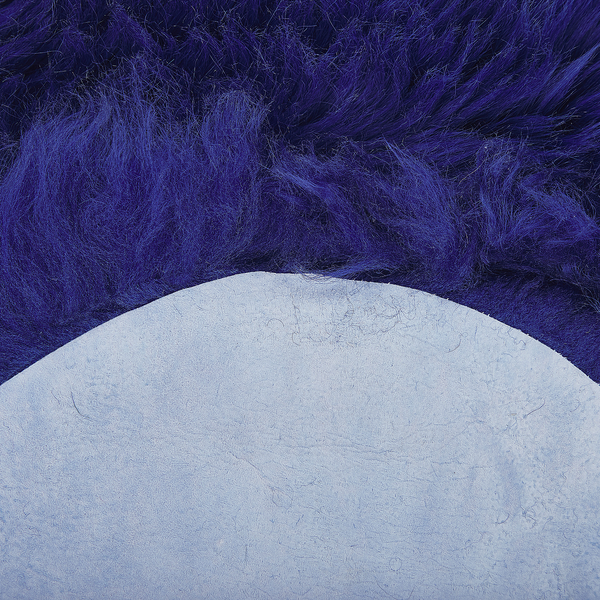 Schaffell ULURU Marineblau 65 x 110 cm