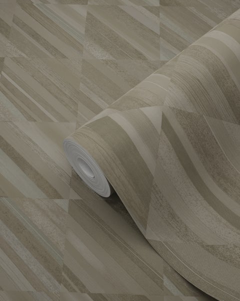 Origin Wallcoverings Tapete 3D Holzoptik Hellbraun - 50 x 900 cm - 347870
