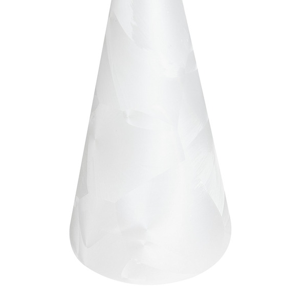Dekofigur Glas weiß Engelform mit LED-Beleuchtung 3er Set KITTILA