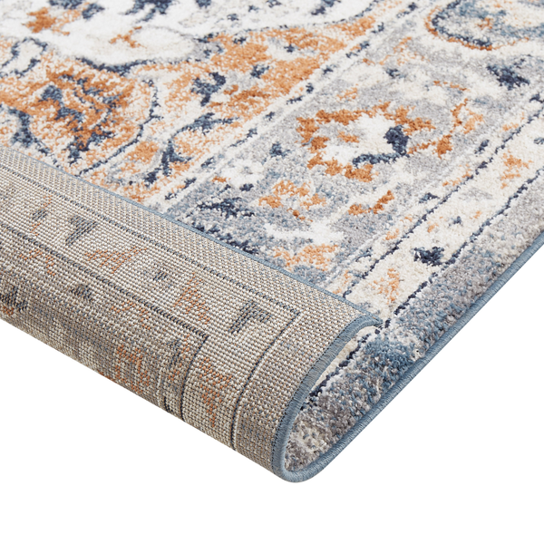 Teppich mehrfarbig 200 x 300 cm orientalisches Muster Kurzflor MARALIK