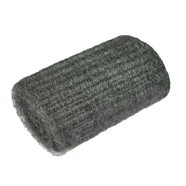 Rolle aus Stahlwolle zum Schleifen und Reinigen von Oberflächen.