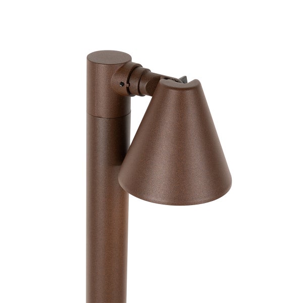 Moderner Außenpfosten rostbraun 100 cm IP44 verstellbar - Ciara