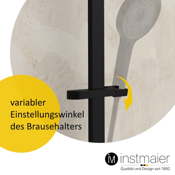 instmaier Duschstange S1, schwarz