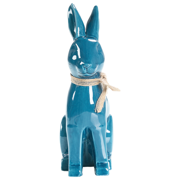 Dekofigur Kaninchen JAMBLES Keramik Blau