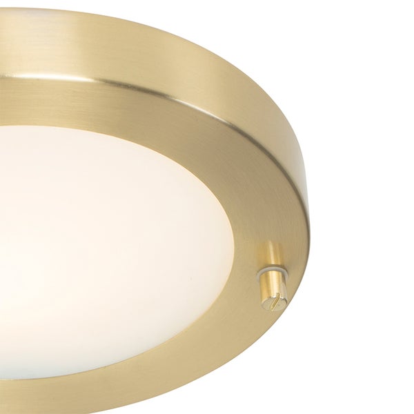 Moderne Deckenleuchte Gold 18 cm IP44 - Yuma