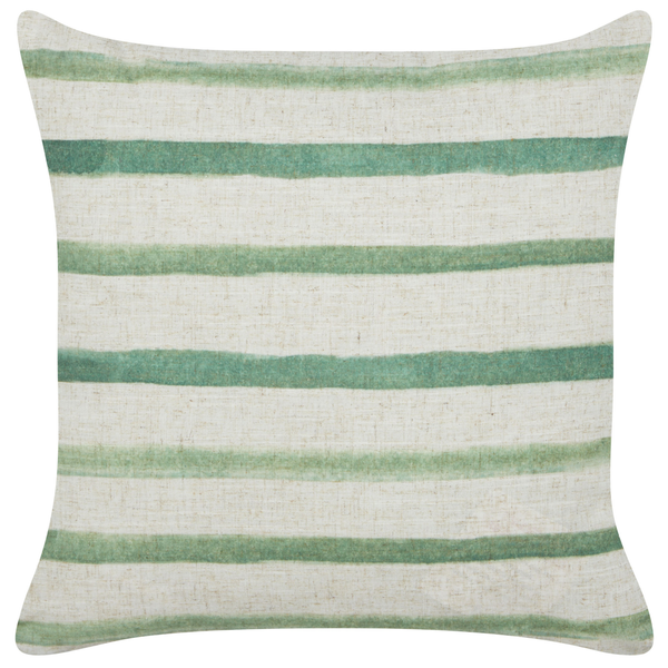 Dekokissen KAFRA 45 x 45 cm Grün Streifenmuster