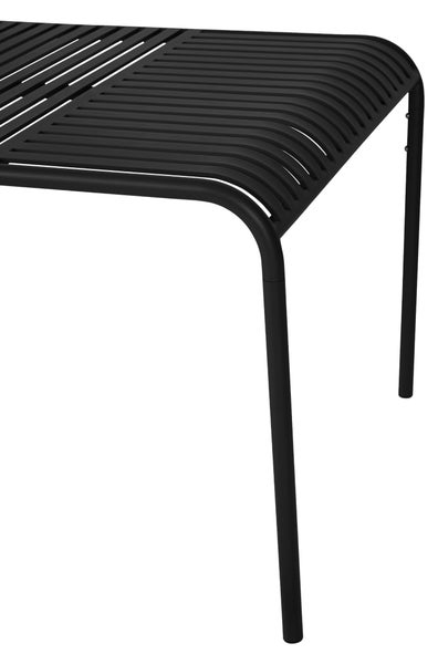 Stella Gartentisch 150x90 cm schwarz. 150 X 90 X 75 cm