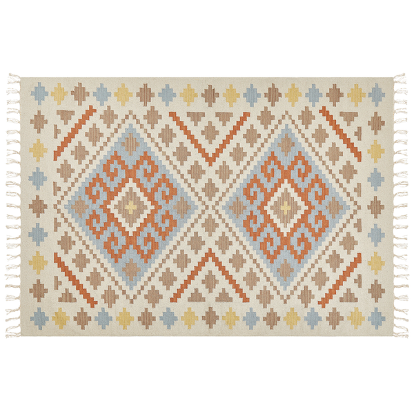 Teppich ATAN Bunt 160 x 230 cm Baumwolle Kelim