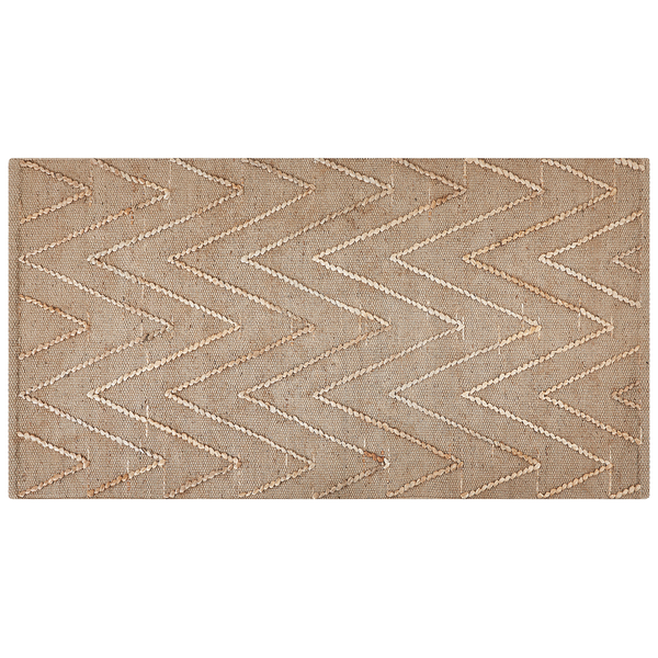 Teppich DADAY Beige 80 x 150 cm Jute