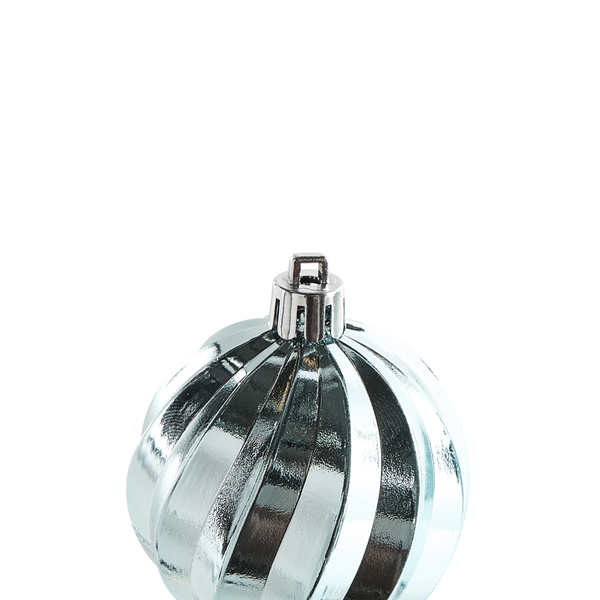 Weihnachtsbaumkugel mit Spiralmuster