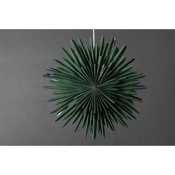 Sälen Weihnachtsstern mit Licht Papier Ø46 cm Pendelleuchte grün. 46 X 18 X 46 cm