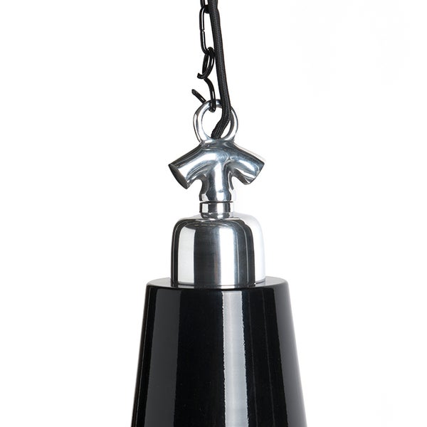 Industrielle Hängelampe schwarz - Warrior