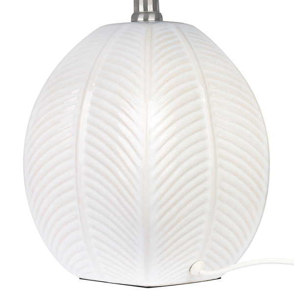 Tischleuchte CADENA Keramik Beige