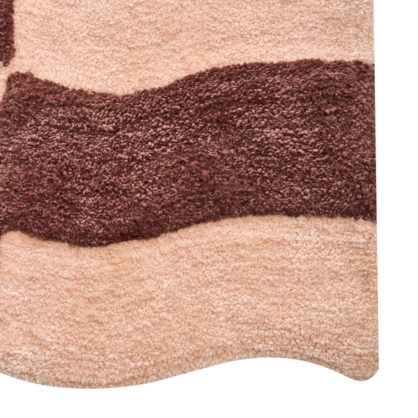 Teppich mit gewelltem Muster