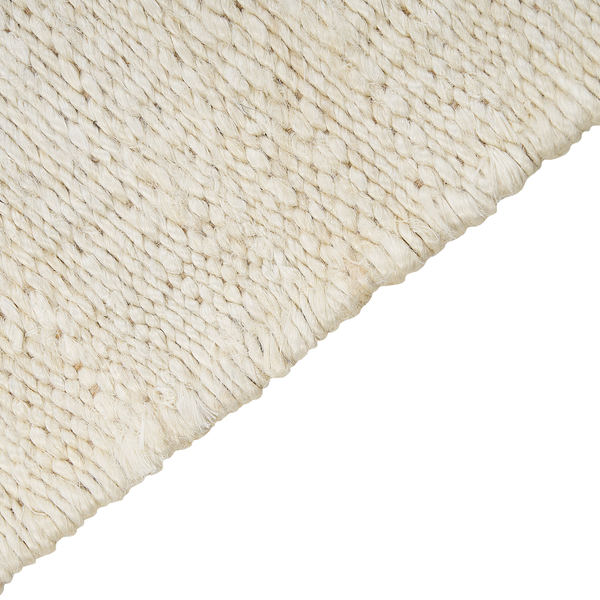 Teppich LUNIA Hellbeige 80 x 150 cm Jute