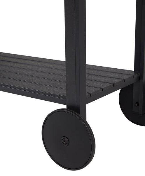 Laust Sevierwagen, schwarz und schwarz. 90 X 45 X 74 cm