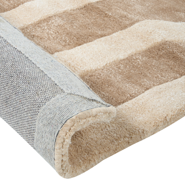 Teppich MAHRIN Beige 160 x 230 cm Viskose