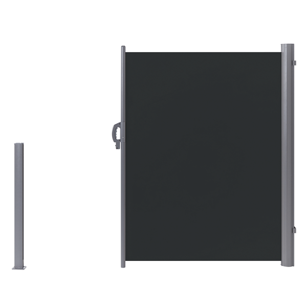 Ausziehbare Seitenmarkise für den Garten Sichtschutz