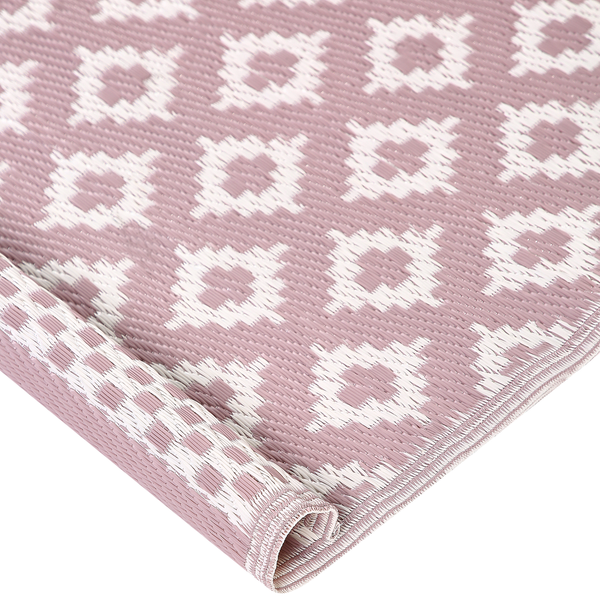 Outdoorteppich THANE Rosa 120 x 180 cm