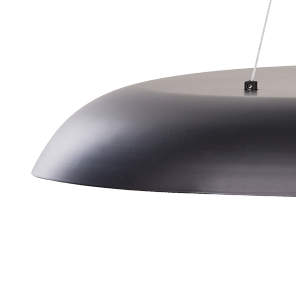 LED-Hängeleuchte aus Metall Schwarz SURKO