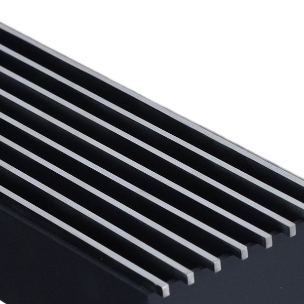 Linearer Abdeckrost für Entwässerungsrinne aus Metall