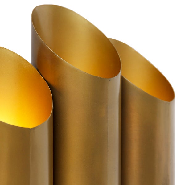 Industrielle Wandleuchte Messing 6 Lichter - Whistle