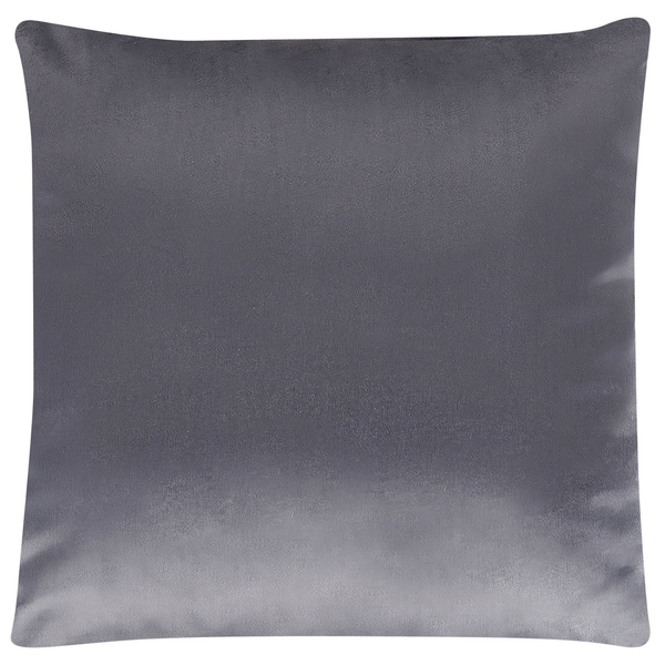 Dekokissen 2er Set ASPIDISTRA Samtstoff 45 x 45 cm Grau Geometrisches Muster