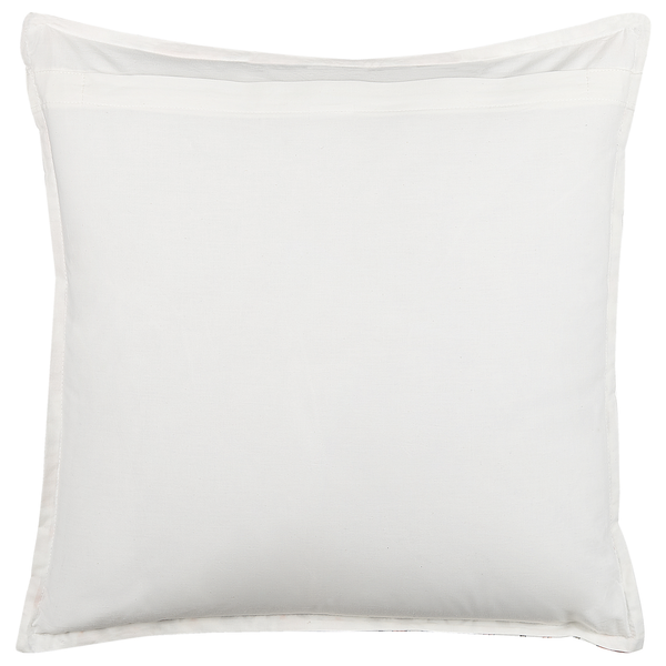 Dekokissen 2er Set MEADIA Baumwolle 45 x 45 cm Rot Blumenmuster