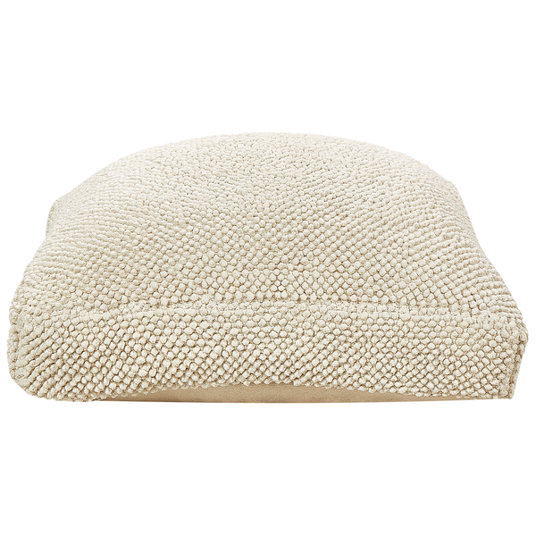 Pouf JOARA Baumwolle Beige 70 cm 70 cm 15 cm
