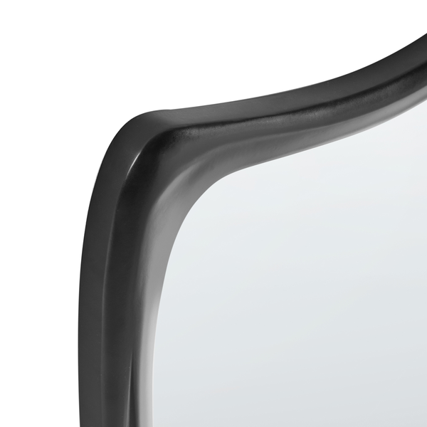 Wandspiegel LANESTER 70 cm 100 cm Schwarz