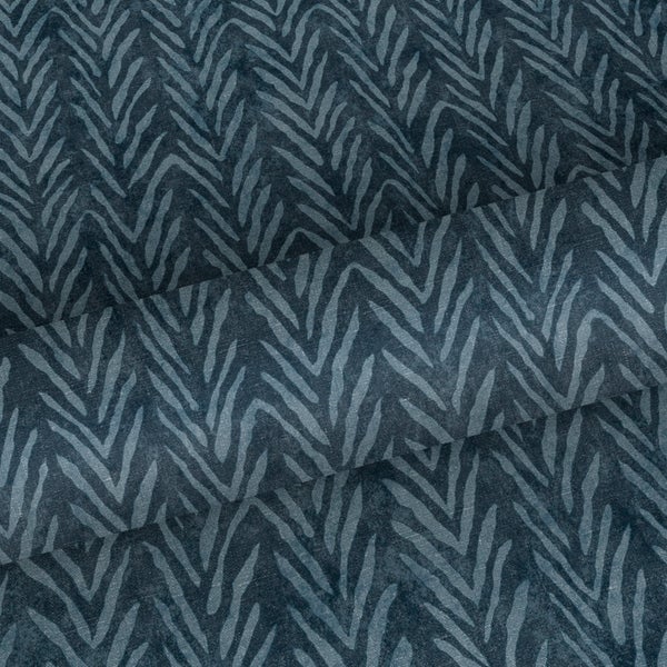Sanders und Sanders Tapete Zickzack-Motiv Dunkelblau - 53 cm x 10 m - 640507